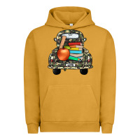 Pigment Peanut Butter farm truck,back to school Urban Hoodie - JahusDesignShop
