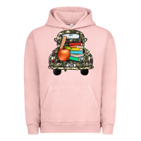 Pigment Salmon farm truck,back to school Urban Hoodie - JahusDesignShop