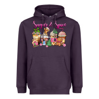 Plum sugar and spice pink gingerbread coffee cups Heavyweight Hoodie - Zillion Design Studio