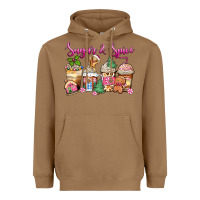 Toasted Coconut sugar and spice pink gingerbread coffee cups Heavyweight Hoodie - Zillion Design Studio