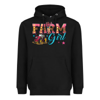 Black farm girl Heavyweight Hoodie - texasbilliewilder
