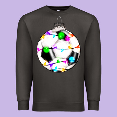 Christmas Soccer Premium Sweatshirt Designed By Ranaportraitstore
