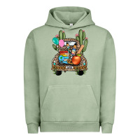 Pigment Oil Green farm truck,back to school Urban Hoodie - JahusDesignShop