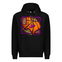 Black leopard basketball texas map Premium Hoodie - Jasminsmagicworld