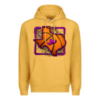 Mustard leopard basketball texas map Premium Hoodie - Jasminsmagicworld