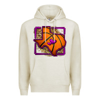 Oatmeal Heather leopard basketball texas map Premium Hoodie - Jasminsmagicworld