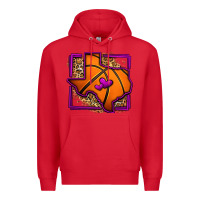 Red leopard basketball texas map Premium Hoodie - Jasminsmagicworld