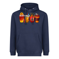 Navy firefighter coffee cups Heavyweight Hoodie - texasbilliewilder