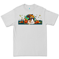 Dove Grey Halloween Guinea Pig Premium Tee - LillyAllenDesigns