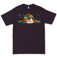 Plum Halloween Guinea Pig Premium Tee - LillyAllenDesigns