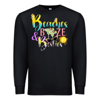 Black beaches booze and besties tbw Premium Sweatshirt - texasbilliewilder