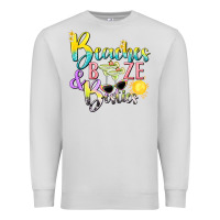 Dove Grey beaches booze and besties tbw Premium Sweatshirt - texasbilliewilder