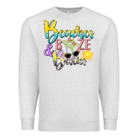 Oatmeal Heather beaches booze and besties tbw Premium Sweatshirt - texasbilliewilder