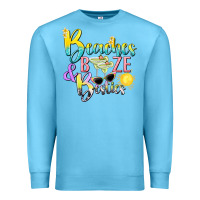 Ocean Blue beaches booze and besties tbw Premium Sweatshirt - texasbilliewilder