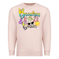 Pale Pink beaches booze and besties tbw Premium Sweatshirt - texasbilliewilder