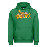 Childhood Cancer Ribbon And Coffee Cups Urban Hoodie | Teevron