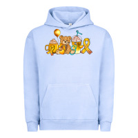 Pigment Grape Ice childhood cancer ribbon and coffee cups Urban Hoodie - AdoDesignShop