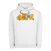 Pigment Lunar Rock childhood cancer ribbon and coffee cups Urban Hoodie - AdoDesignShop