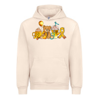 Sandshell childhood cancer ribbon and coffee cups Urban Hoodie - AdoDesignShop