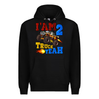 Black i'am two truck yeah Premium Hoodie - Artiststas
