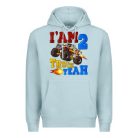 Blue Mist i'am two truck yeah Premium Hoodie - Artiststas