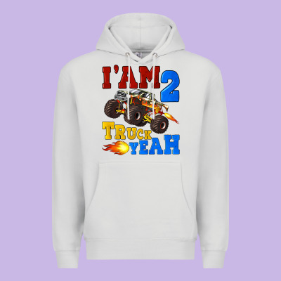 I'am Two Truck Yeah Premium Hoodie Designed By Artiststas