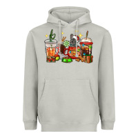 Moon Dust Christmas coffee cups with French Bulldog Heavyweight Hoodie - RanaPortraitStore