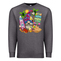 Charcoal Heather beach gnome Premium Sweatshirt - texasbilliewilder