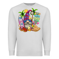 Dove Grey beach gnome Premium Sweatshirt - texasbilliewilder