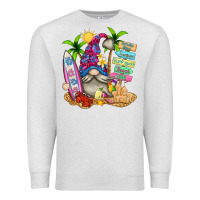 Oatmeal Heather beach gnome Premium Sweatshirt - texasbilliewilder