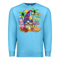 Ocean Blue beach gnome Premium Sweatshirt - texasbilliewilder