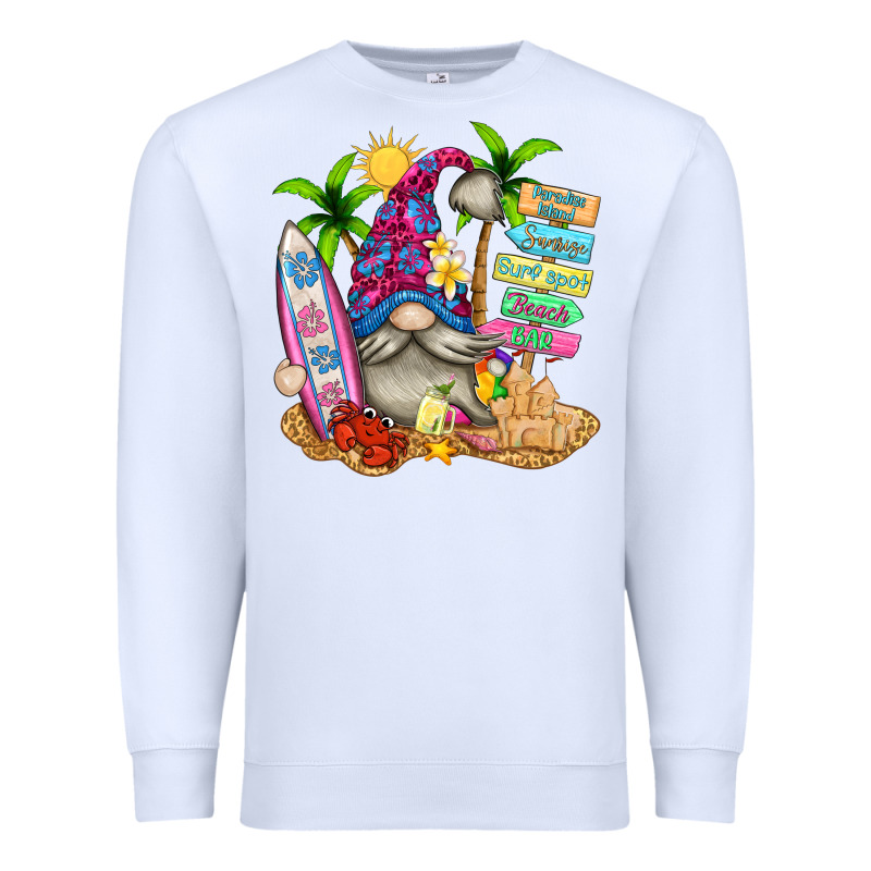 Beach Gnome Premium Sweatshirt by texasbilliewilder | Teevron