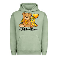 Pigment Oil Green childhood cancer and cancer ribbon Urban Hoodie - AdoDesignShop