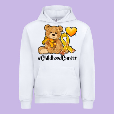 Childhood Cancer And Cancer Ribbon Urban Hoodie Designed By Adodesignshop