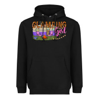 Black glamping girl Heavyweight Hoodie - texasbilliewilder