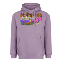 Lavender glamping girl Heavyweight Hoodie - texasbilliewilder