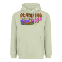 Matcha glamping girl Heavyweight Hoodie - texasbilliewilder