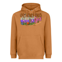 Meerkat glamping girl Heavyweight Hoodie - texasbilliewilder
