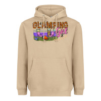 Mushroom glamping girl Heavyweight Hoodie - texasbilliewilder
