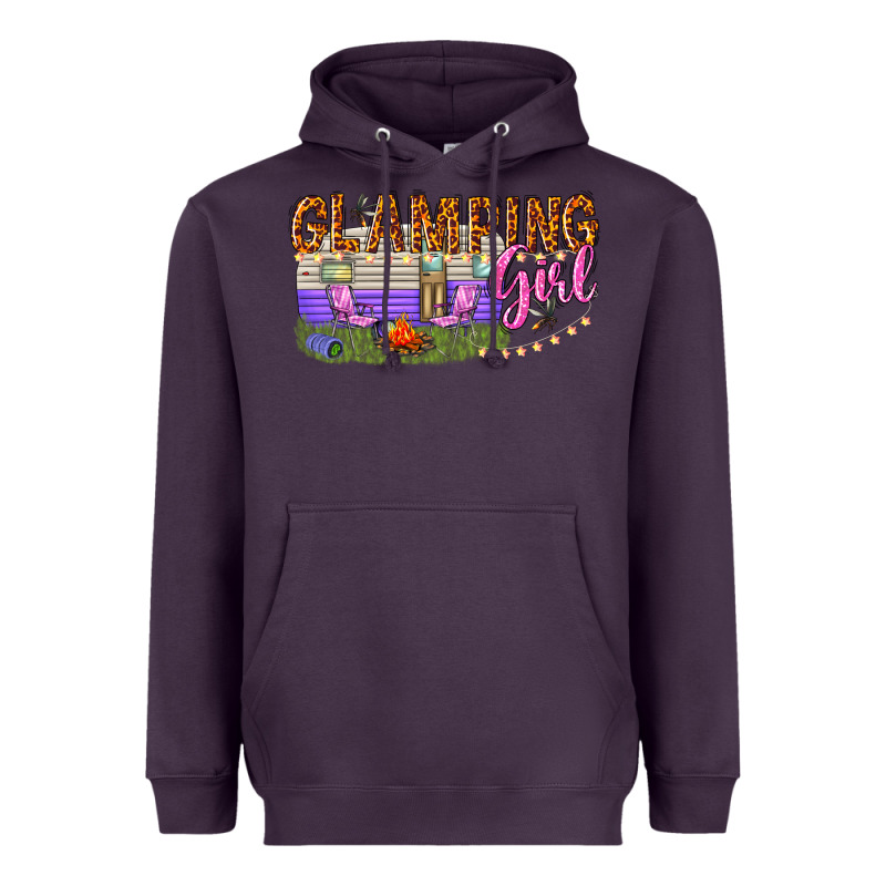 Glamping Girl Heavyweight Hoodie by texasbilliewilder | Teevron