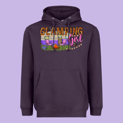 Glamping Girl Heavyweight Hoodie Designed By Texasbilliewilder