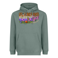 Sage glamping girl Heavyweight Hoodie - texasbilliewilder