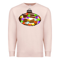 Pale Pink Christmas football Premium Sweatshirt - RanaPortraitStore