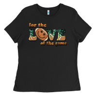 Black for the love  of the game Ladies Tee - BarkalooDesign