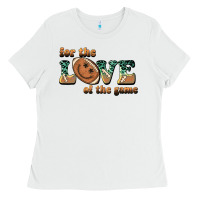 White for the love  of the game Ladies Tee - BarkalooDesign