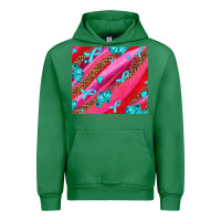 Emerald cancer boxing gloves and cancer ribbon Urban Hoodie - AdoDesignShop