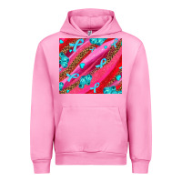 Fuchsia Pink cancer boxing gloves and cancer ribbon Urban Hoodie - AdoDesignShop