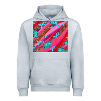 Heather Grey cancer boxing gloves and cancer ribbon Urban Hoodie - AdoDesignShop