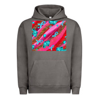 Pigment Tornado cancer boxing gloves and cancer ribbon Urban Hoodie - AdoDesignShop