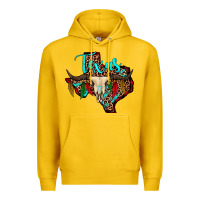 Lemon bullskull texas map Premium Hoodie - JahusDesignShop